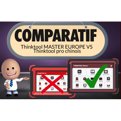 Comparatif thinktool Master Europe VS Pro chinois
